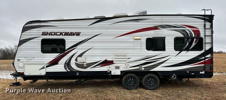 image for item LK9747 2017 Forest River T24FQMX  toy hauler camper