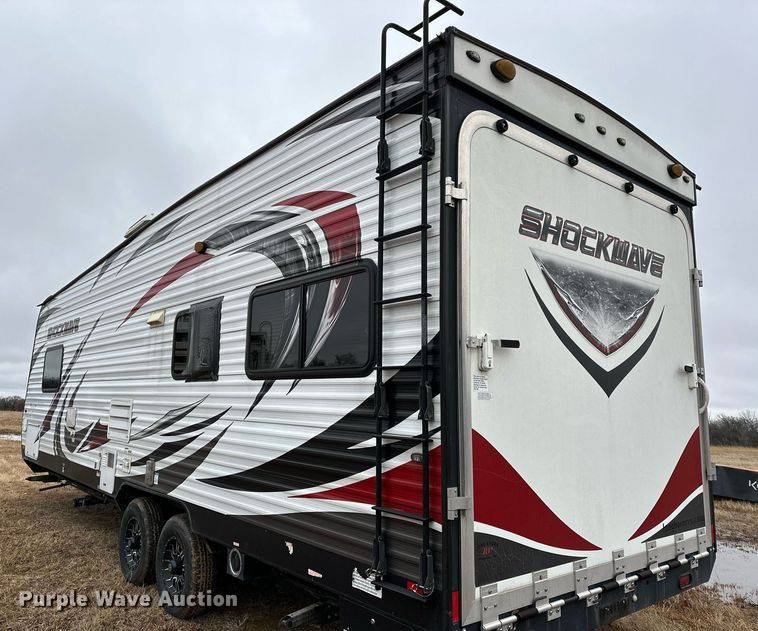 image for item LK9747 2017 Forest River T24FQMX  toy hauler camper