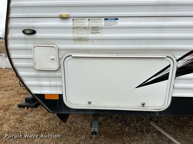 image for item LK9747 2017 Forest River T24FQMX  toy hauler camper