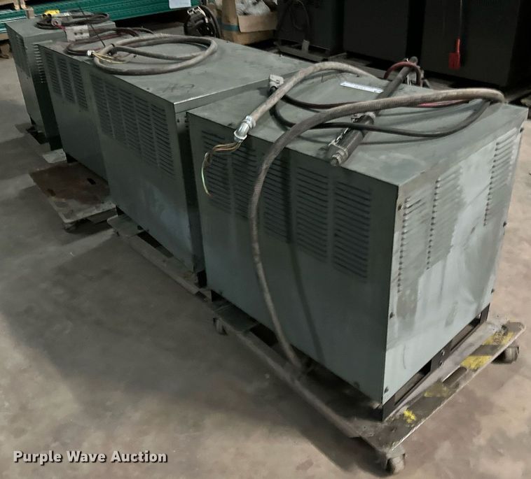 image for item LK9760 (4) Hobart forklift battery chargers 