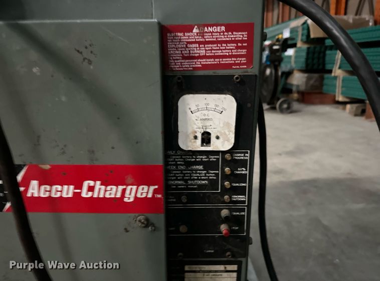 image for item LK9760 (4) Hobart forklift battery chargers 