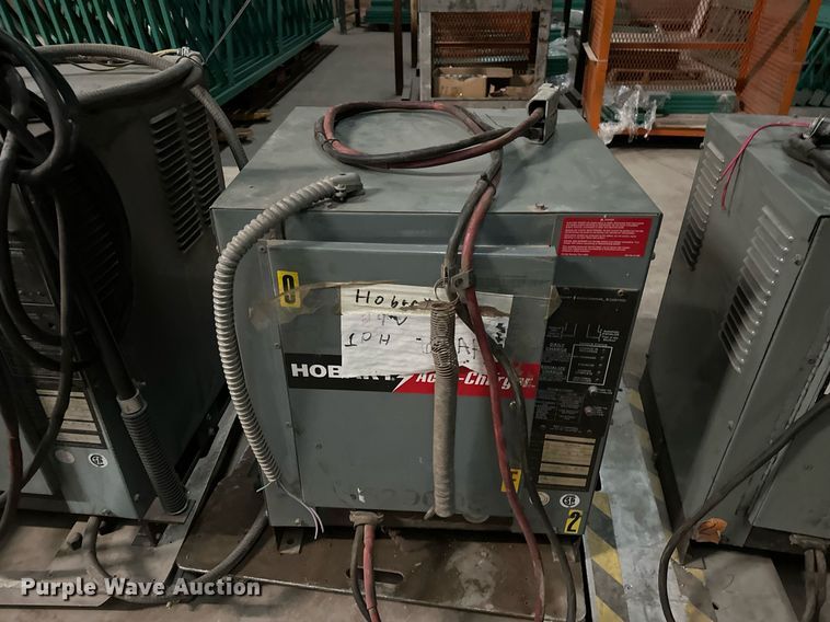 image for item LK9760 (4) Hobart forklift battery chargers 