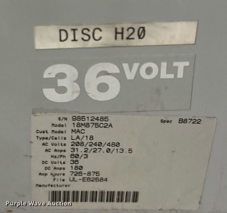 image for item LK9761 (4) forklift battery chargers 