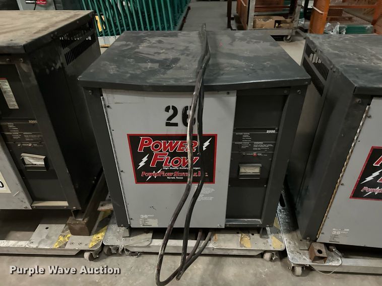 image for item LK9761 (4) forklift battery chargers 