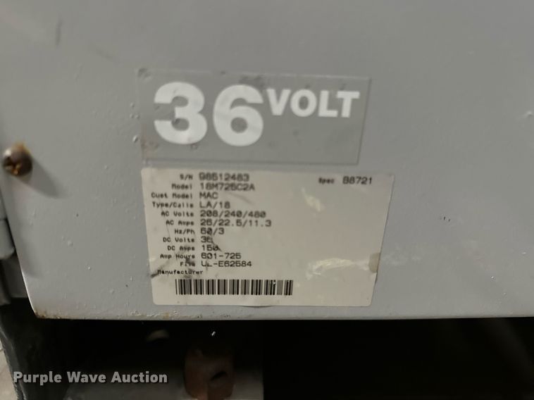 image for item LK9761 (4) forklift battery chargers 