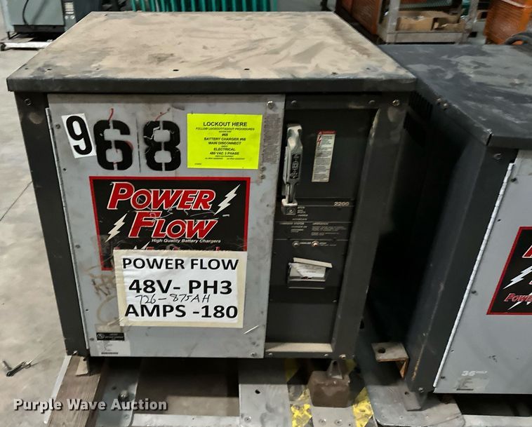 image for item LK9761 (4) forklift battery chargers 