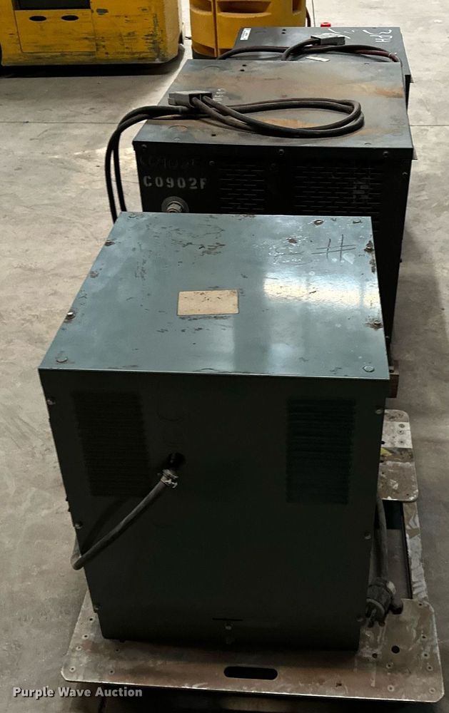 image for item LK9762 (3) forklift battery chargers 