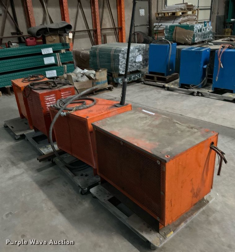 image for item LK9763 (4) forklift battery chargers 