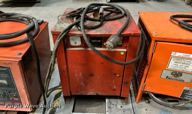 image for item LK9763 (4) forklift battery chargers 