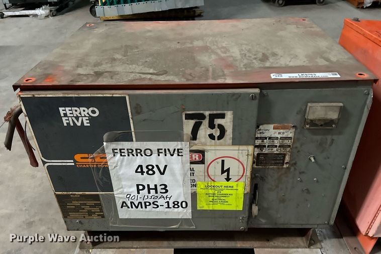 image for item LK9763 (4) forklift battery chargers 