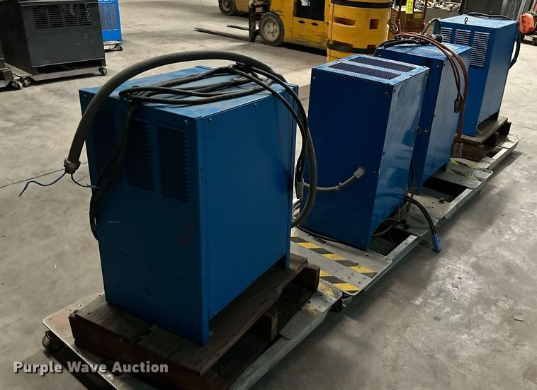 image for item LK9764 (4) Exide forklift battery chargers 