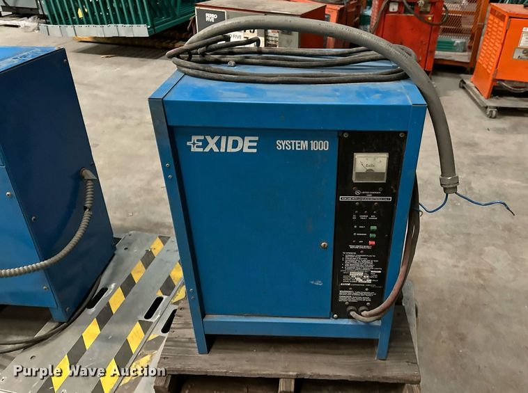 image for item LK9764 (4) Exide forklift battery chargers 