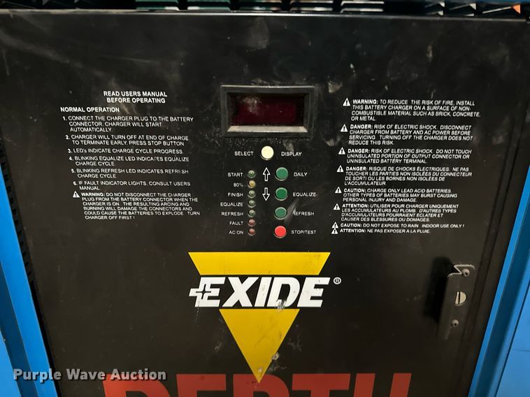 image for item LK9765 (4) Exide forklift battery chargers