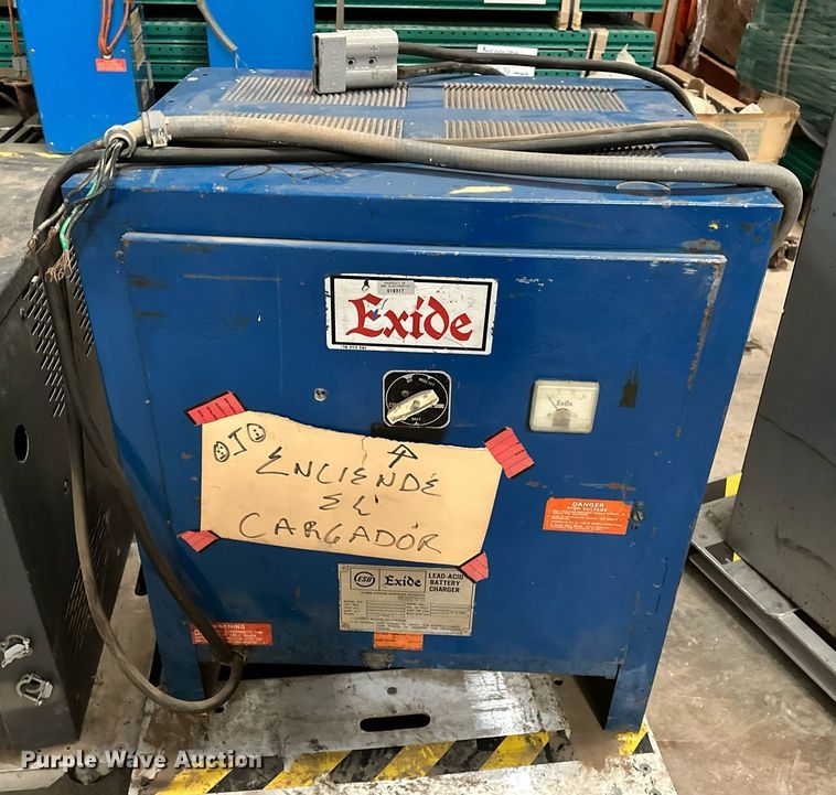 image for item LK9765 (4) Exide forklift battery chargers