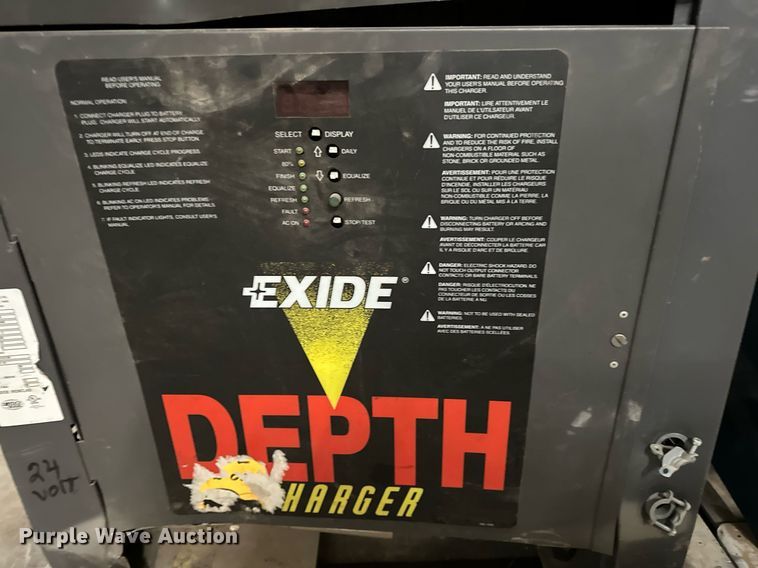 image for item LK9765 (4) Exide forklift battery chargers