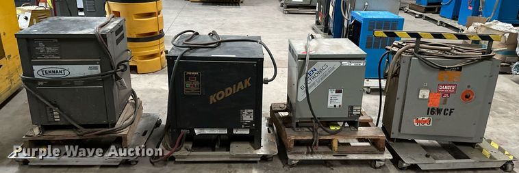 image for item LK9766 (4) forklift battery chargers 