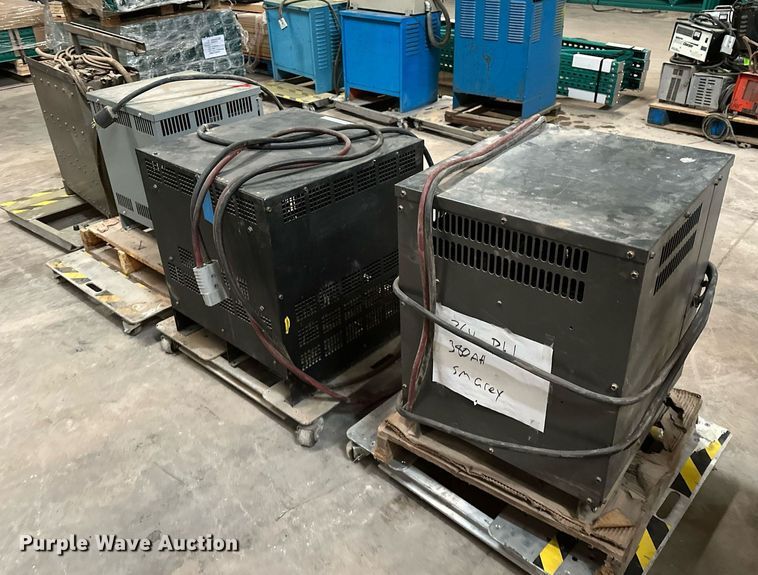 image for item LK9766 (4) forklift battery chargers 