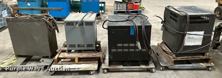 image for item LK9766 (4) forklift battery chargers 