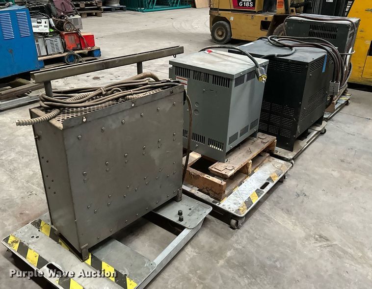 image for item LK9766 (4) forklift battery chargers 