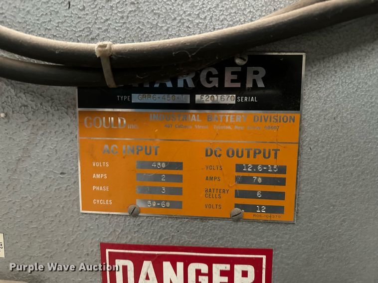 image for item LK9766 (4) forklift battery chargers 