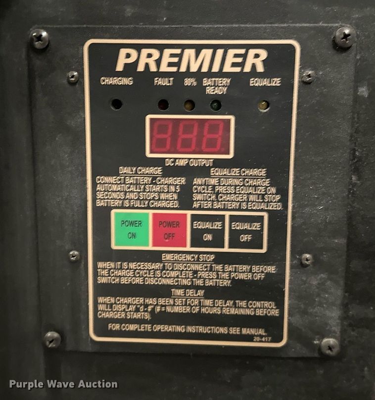 image for item LK9766 (4) forklift battery chargers 
