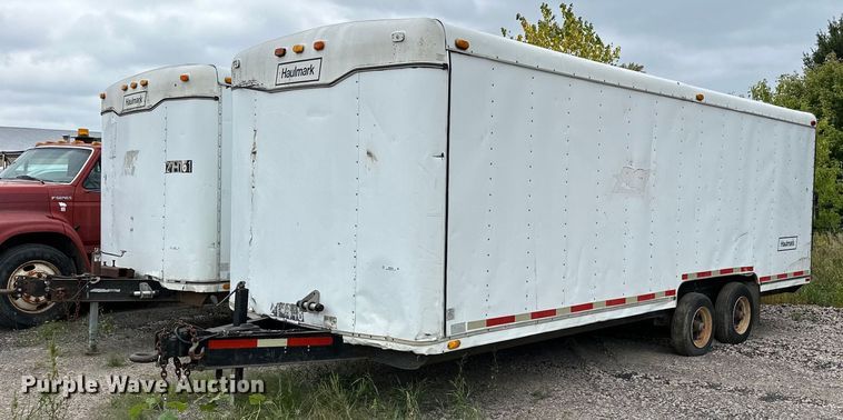 image for item MQ9398 1992 Haulmark enclosed cargo trailer