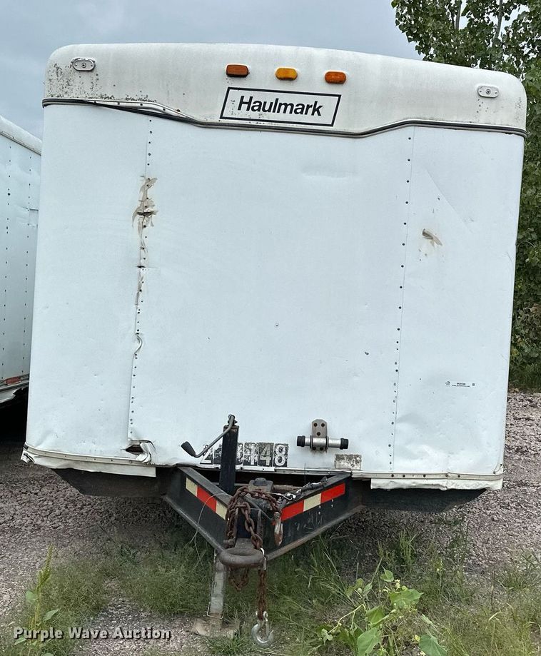 image for item MQ9398 1992 Haulmark enclosed cargo trailer