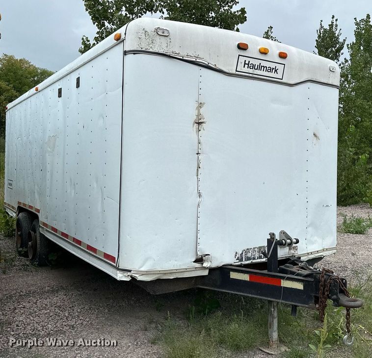 image for item MQ9398 1992 Haulmark enclosed cargo trailer