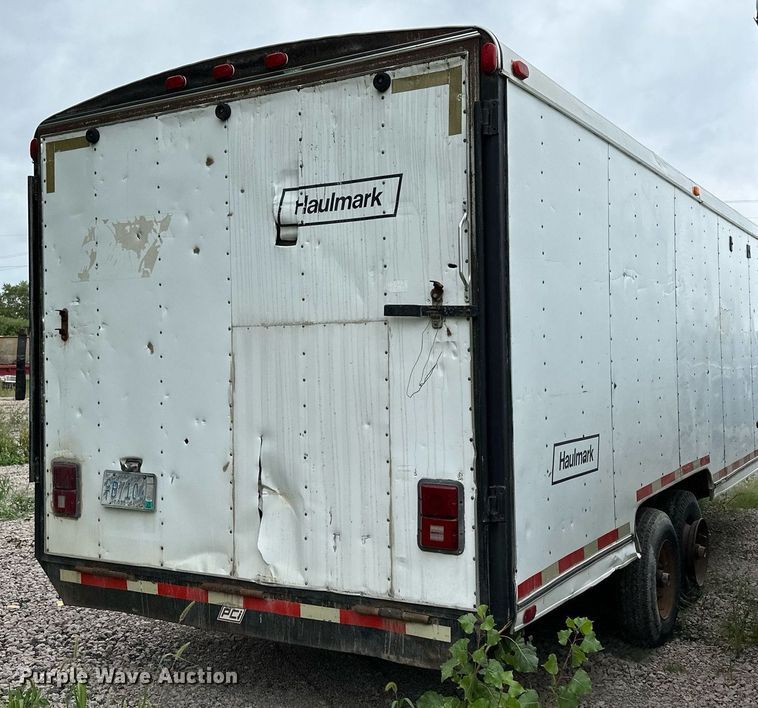 image for item MQ9398 1992 Haulmark enclosed cargo trailer