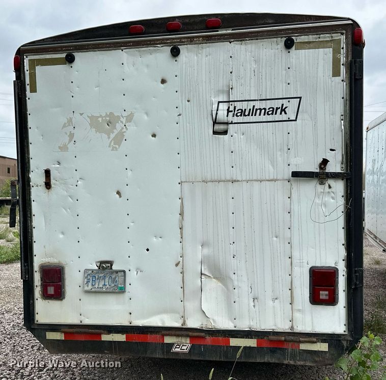 image for item MQ9398 1992 Haulmark enclosed cargo trailer