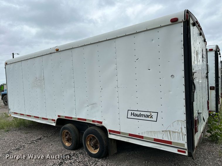 image for item MQ9398 1992 Haulmark enclosed cargo trailer