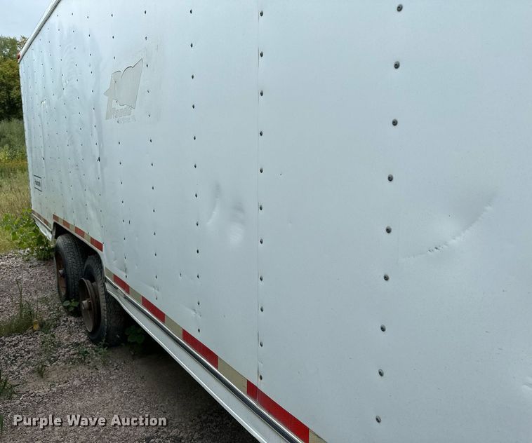 image for item MQ9398 1992 Haulmark enclosed cargo trailer