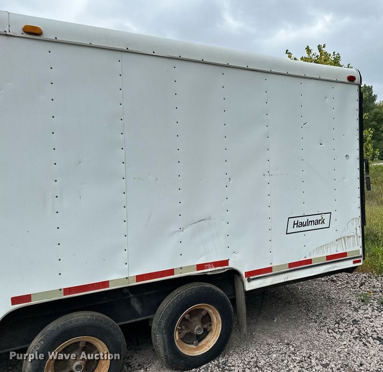 image for item MQ9398 1992 Haulmark enclosed cargo trailer