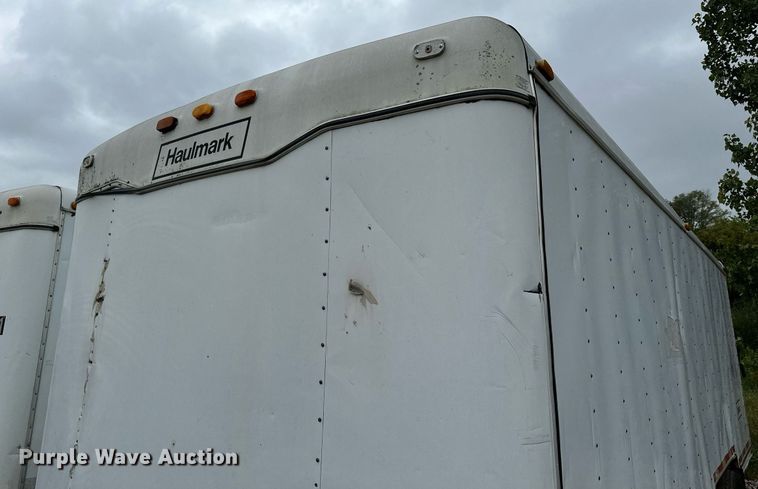 image for item MQ9398 1992 Haulmark enclosed cargo trailer