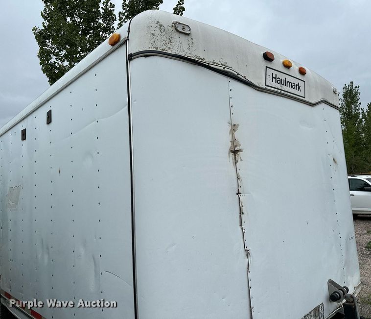 image for item MQ9398 1992 Haulmark enclosed cargo trailer