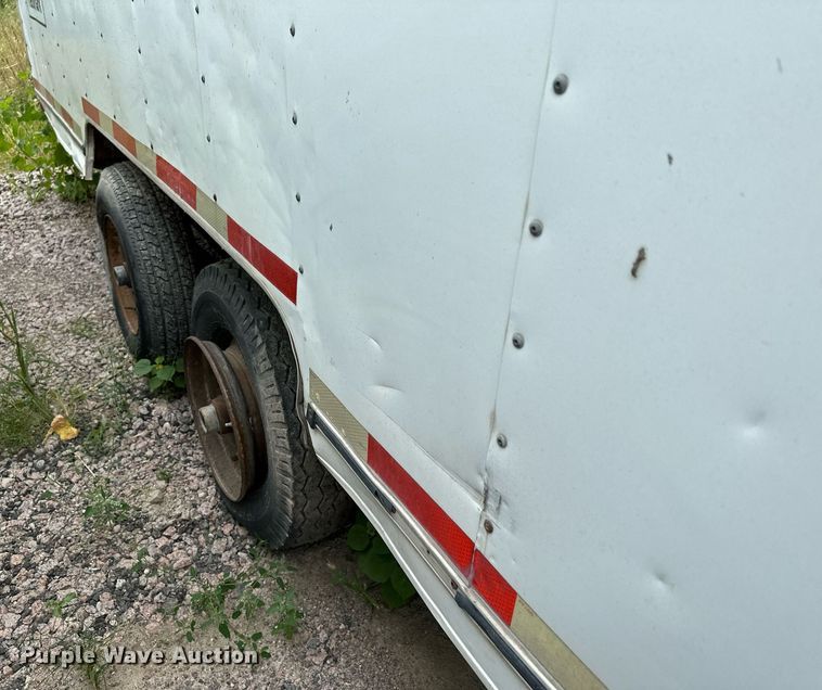 image for item MQ9398 1992 Haulmark enclosed cargo trailer