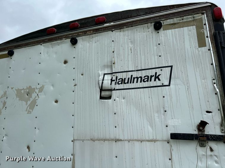 image for item MQ9398 1992 Haulmark enclosed cargo trailer