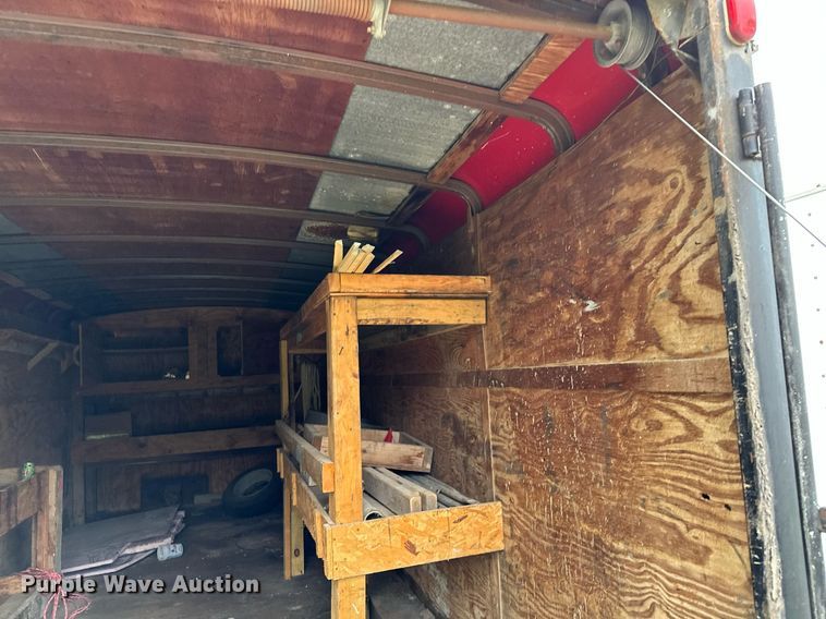 image for item MQ9398 1992 Haulmark enclosed cargo trailer