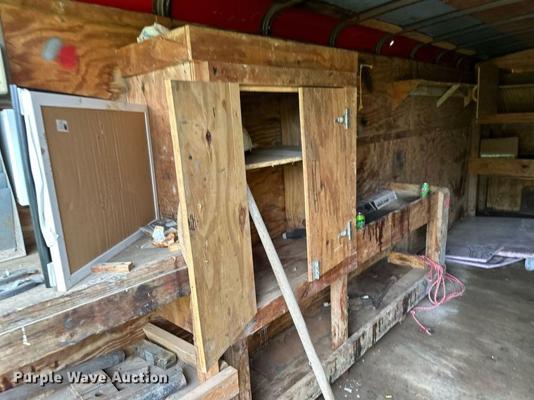 image for item MQ9398 1992 Haulmark enclosed cargo trailer