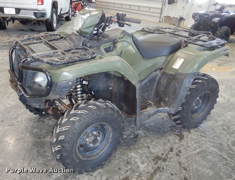 image for item NE9392 2017 Honda TRX500FA5H Foreman Rubicon ATV