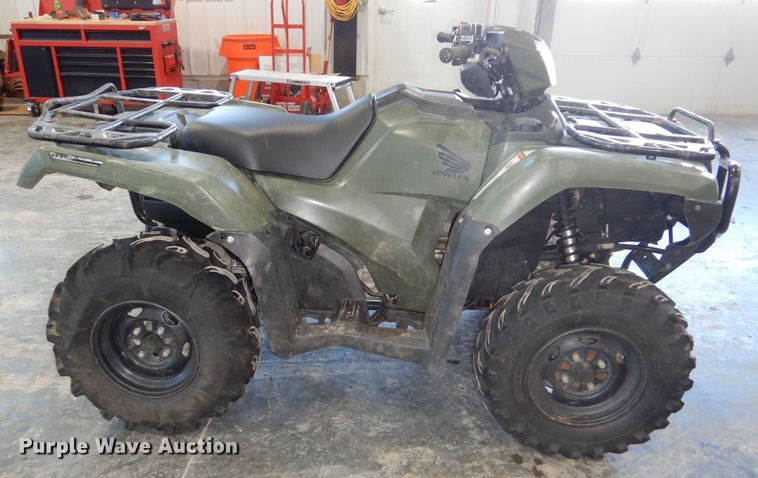 image for item NE9392 2017 Honda TRX500FA5H Foreman Rubicon ATV