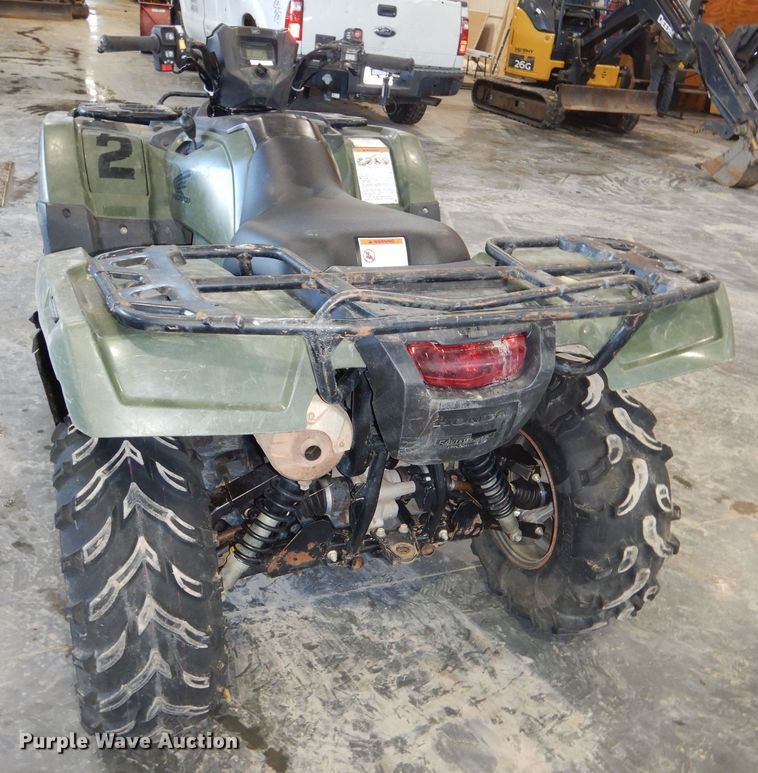 image for item NE9392 2017 Honda TRX500FA5H Foreman Rubicon ATV