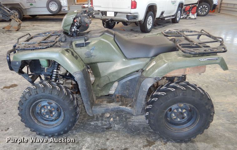 image for item NE9392 2017 Honda TRX500FA5H Foreman Rubicon ATV