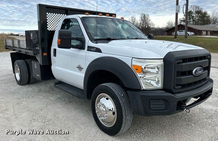 image for item NE9661 2014 Ford F550 Super Duty XL  dump flatbed truck