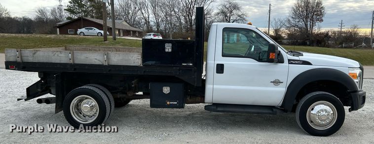 image for item NE9661 2014 Ford F550 Super Duty XL  dump flatbed truck