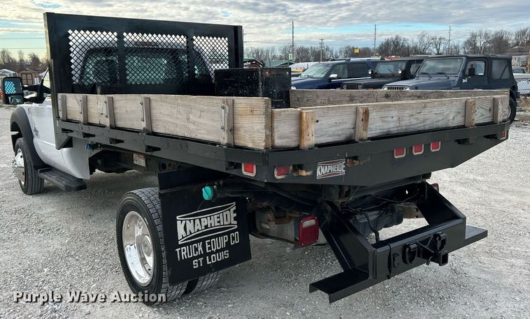 image for item NE9661 2014 Ford F550 Super Duty XL  dump flatbed truck