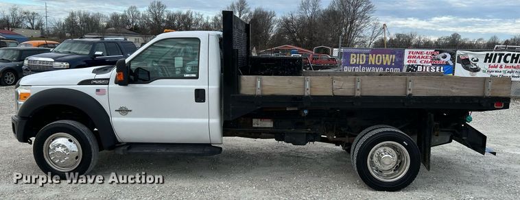 image for item NE9661 2014 Ford F550 Super Duty XL  dump flatbed truck