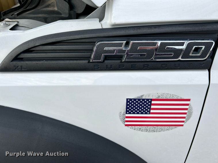 image for item NE9661 2014 Ford F550 Super Duty XL  dump flatbed truck