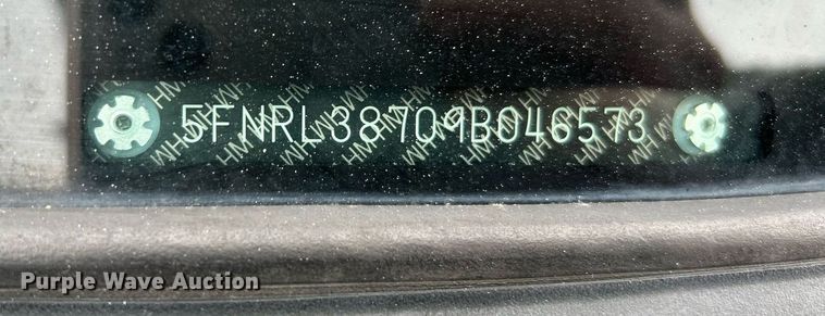 image for item NE9710 2009 Honda  Odyssey van