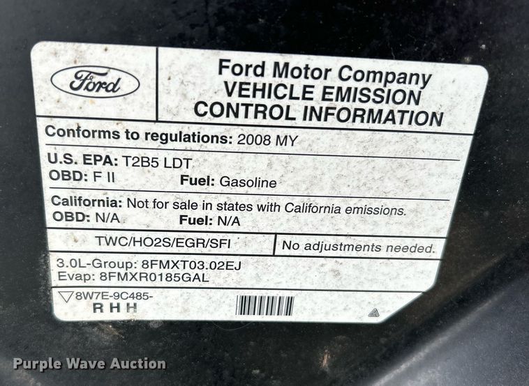 image for item NE9712 2008 Mercury  Mariner SUV